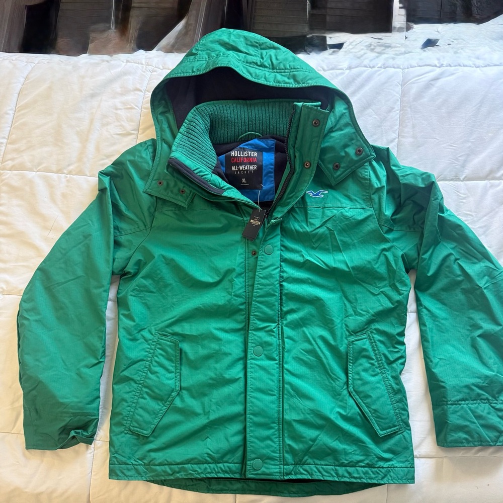 Hollister Men’s Green Jacket